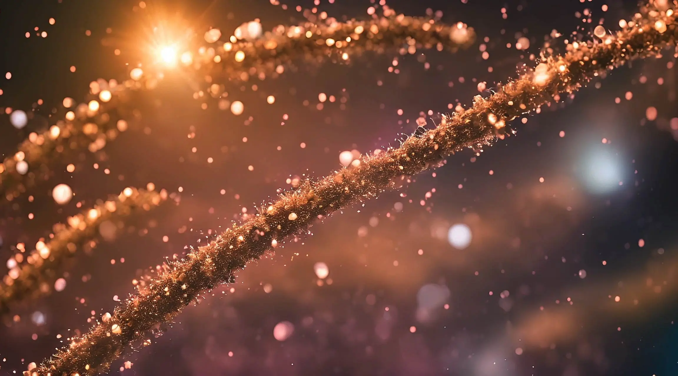 Sparkling Dust Stream Animated Video Overlay